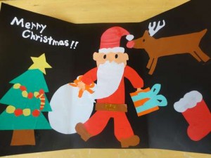 クリスマスカード  簡単 手作り 時期  メッセージ 英語 文例