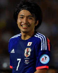 背番号7を付けてサッカー日本代表デビューした柴崎岳