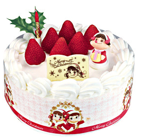 クリスマスケーキの起源・由来となった不二家の苺のショートケーキ