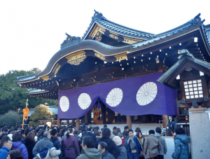 初詣東京おすすめ神社人気ランキング第3位の靖国神社の初詣の様子